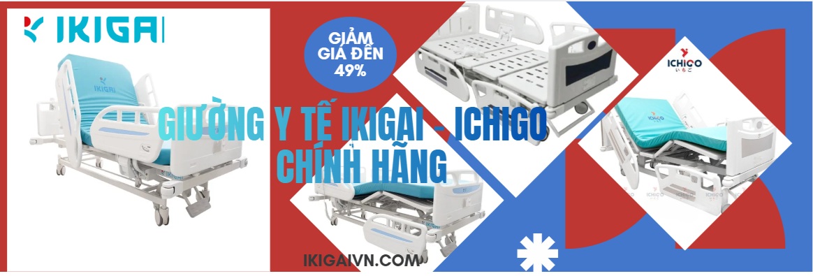 Giường Y Tế - Giường Bệnh Nhân Ikigai chính hãng